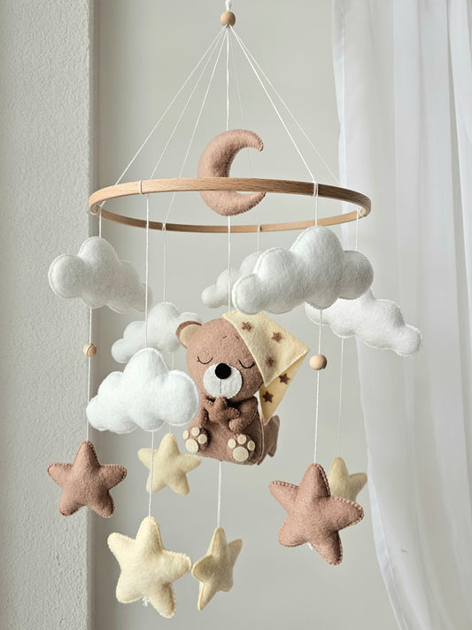 Baby Mobile Sternen Bärchen