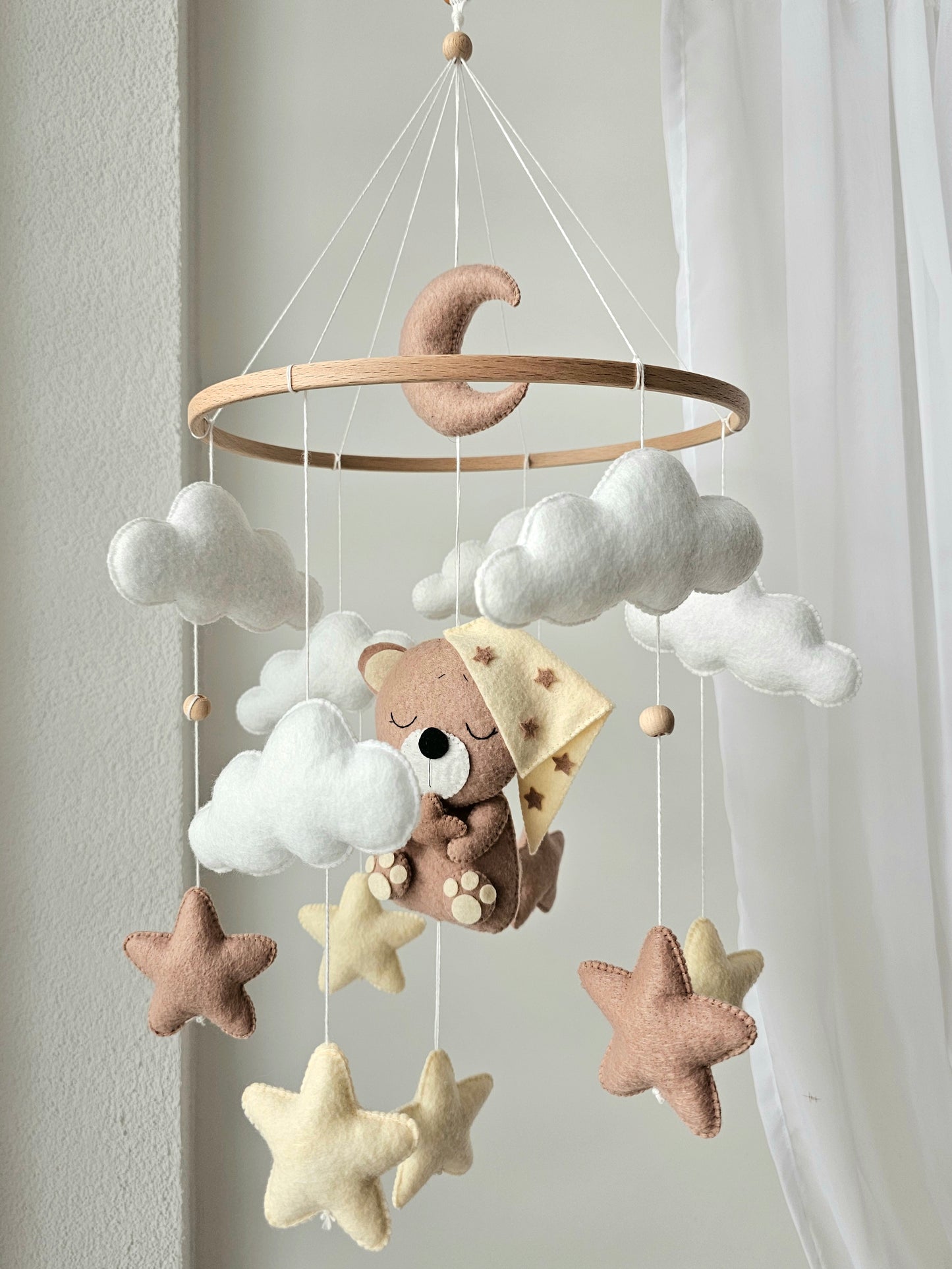 Baby Mobile Sternen Bärchen