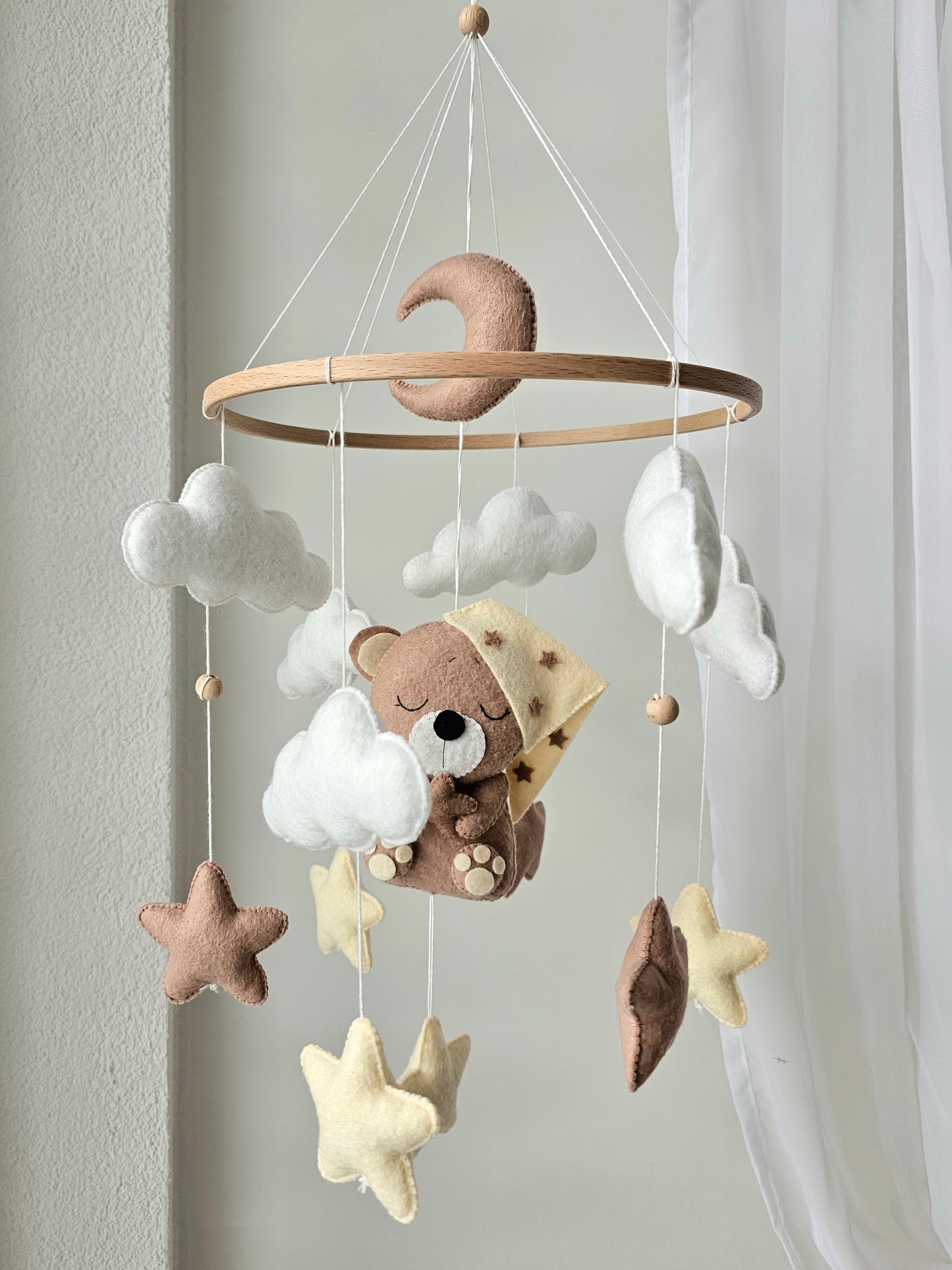 Baby Mobile Sternen Bärchen