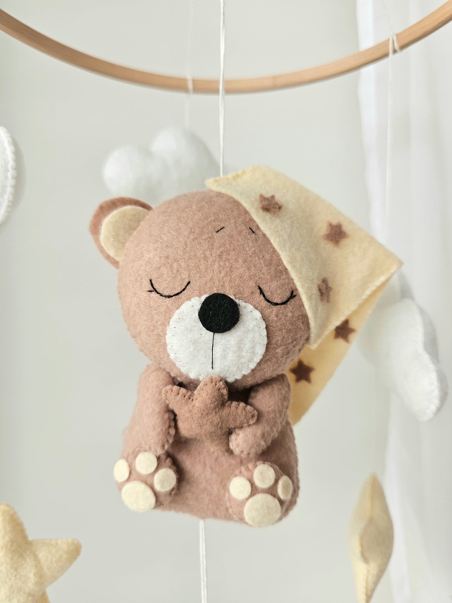 Baby Mobile Sternen Bärchen