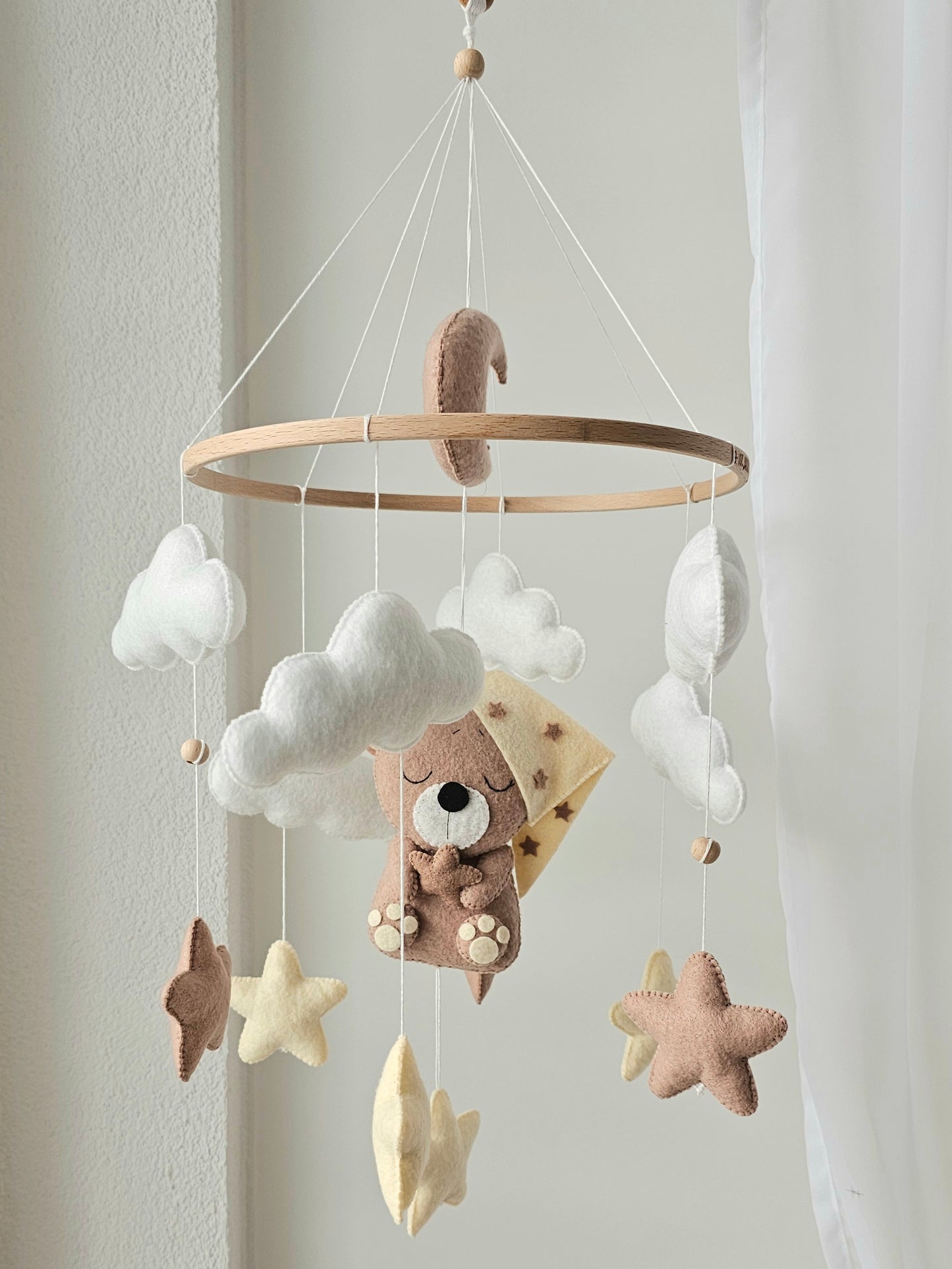 Baby Mobile Sternen Bärchen
