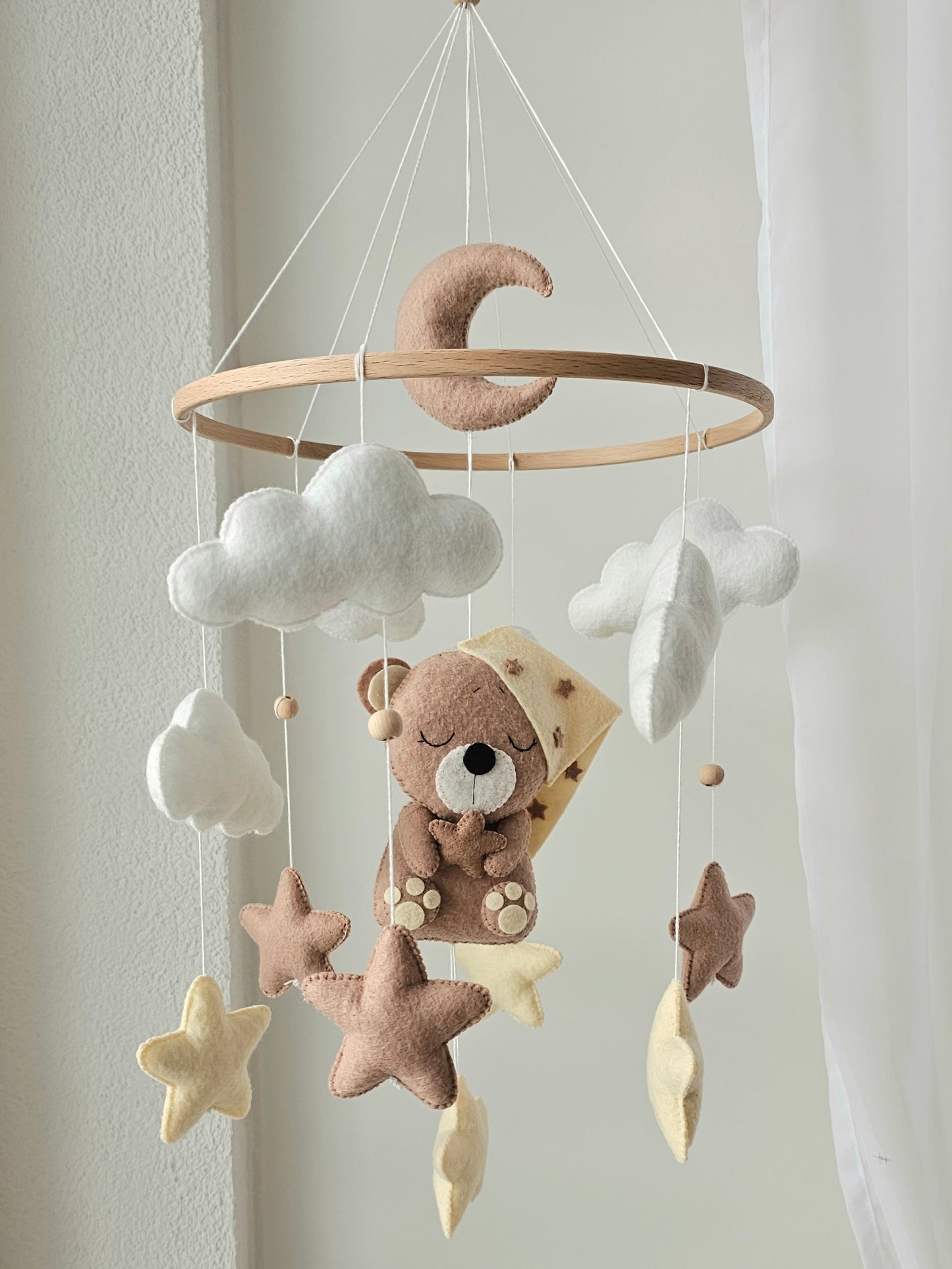 Baby Mobile Sternen Bärchen