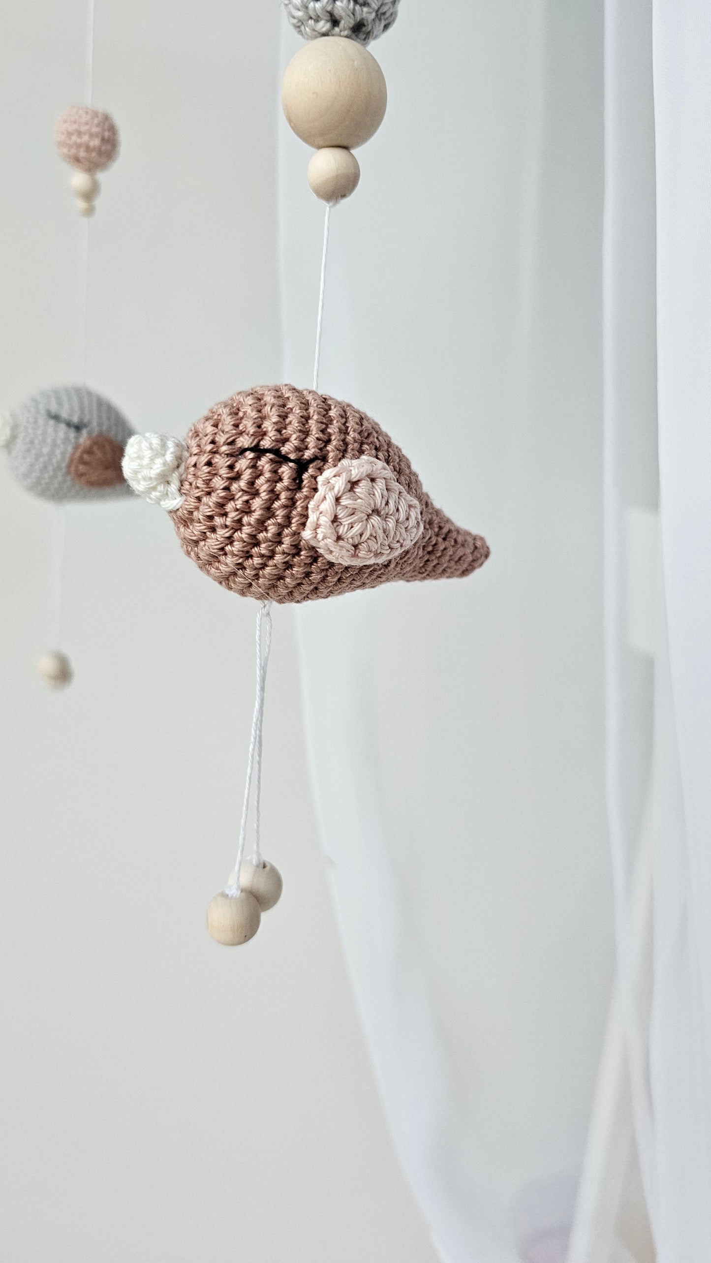 Baby Mobile Häkelliebe Vögelchen