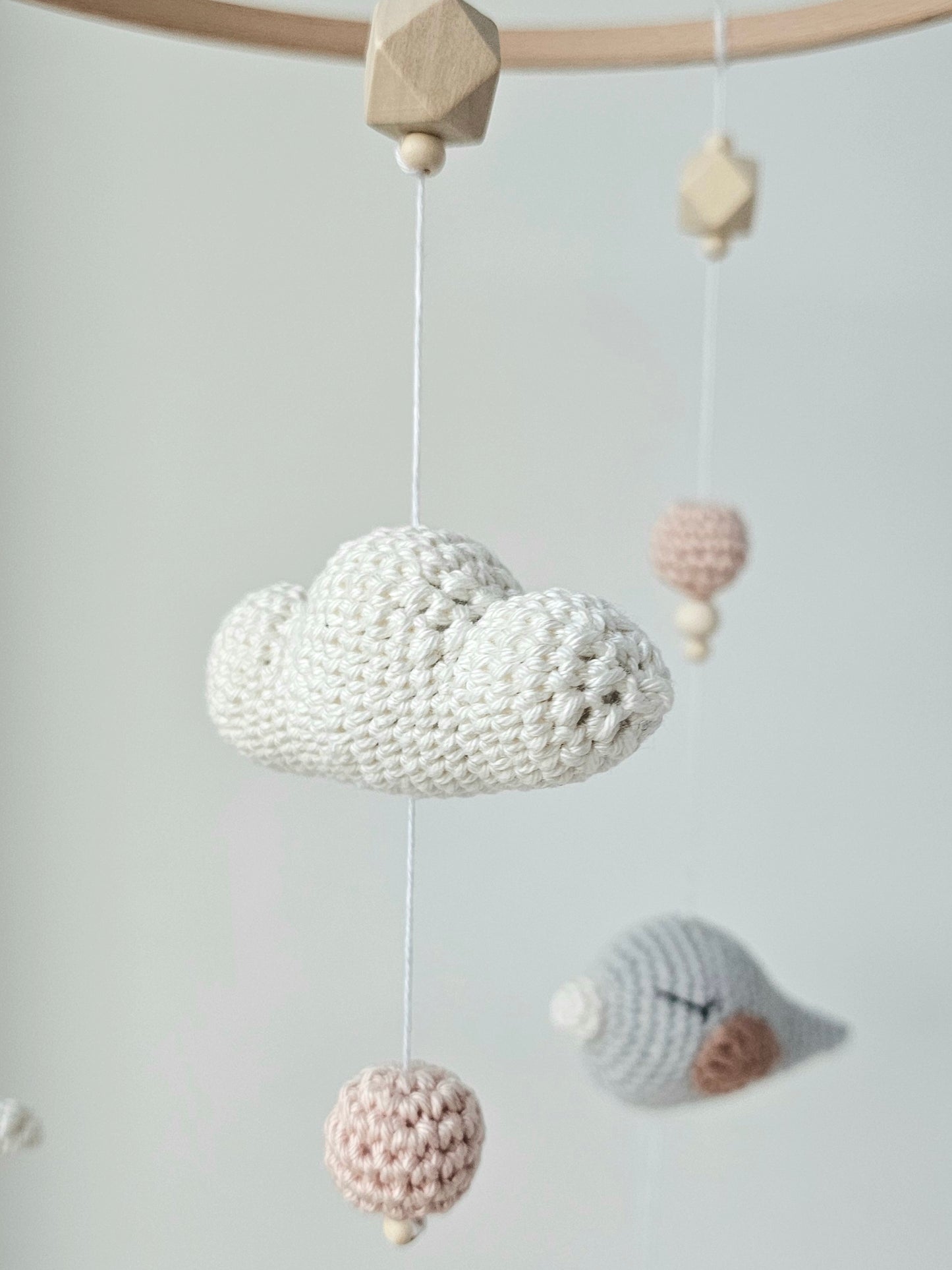 Baby Mobile Häkelliebe Vögelchen