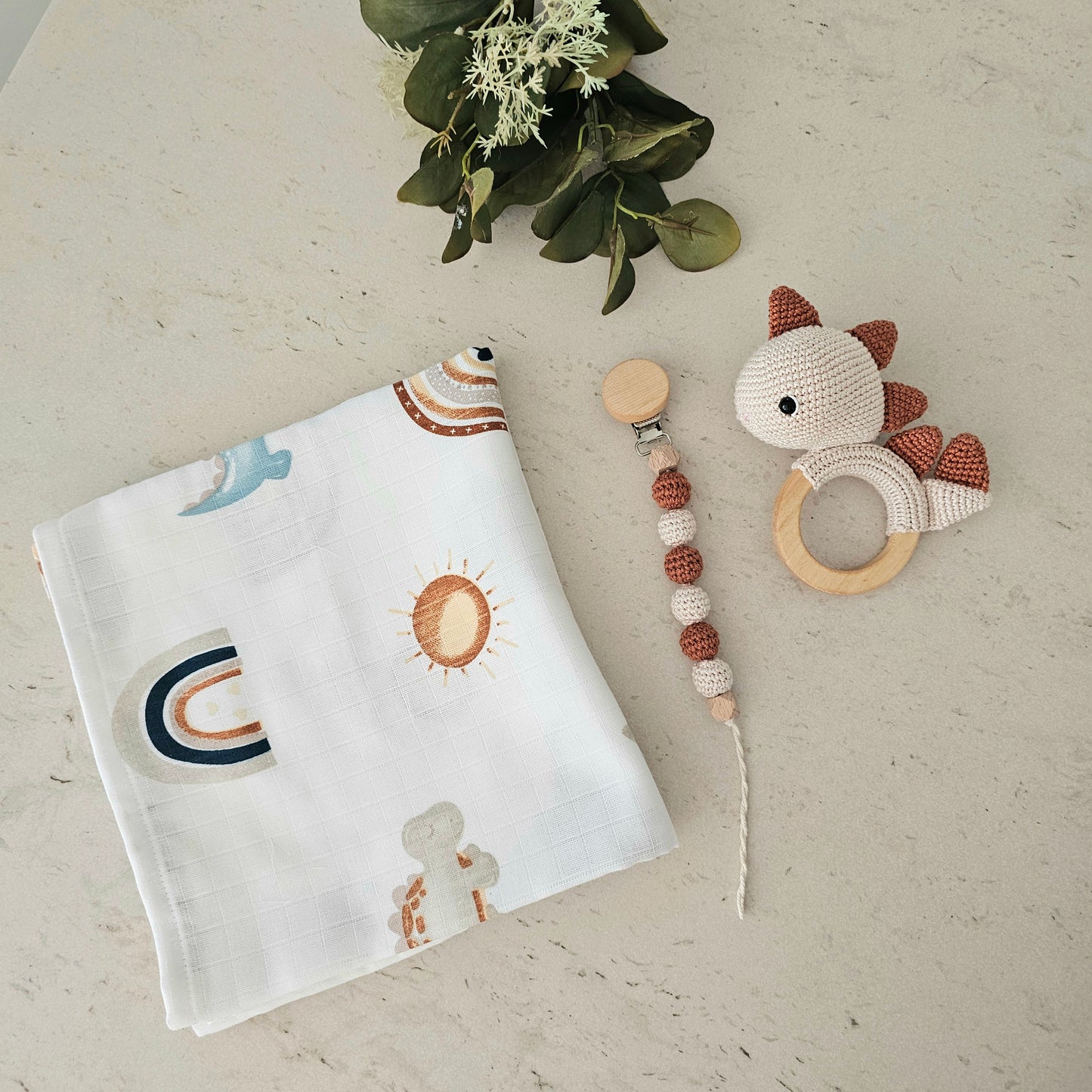 3er Set wilder Dino
