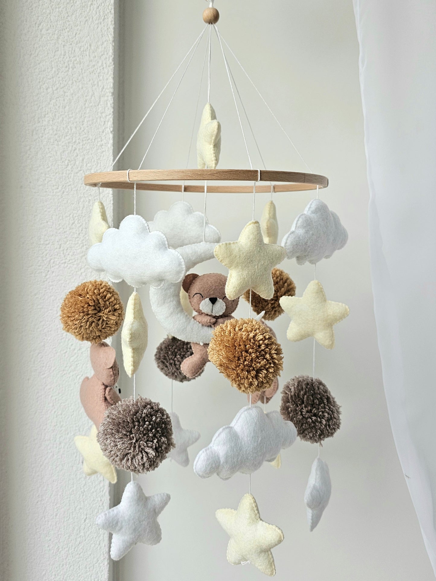 Baby Mobile Bären Traum beige
