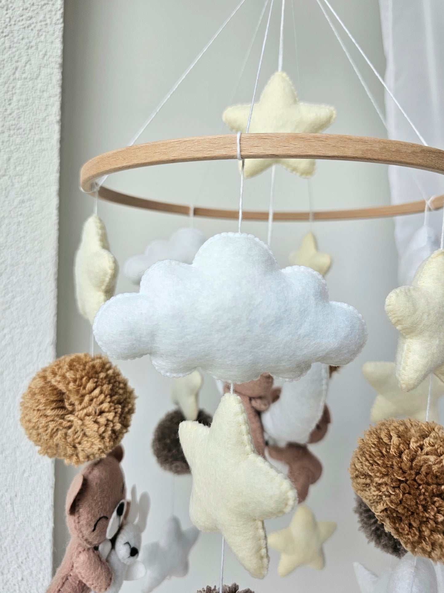 Baby Mobile Bären Traum beige