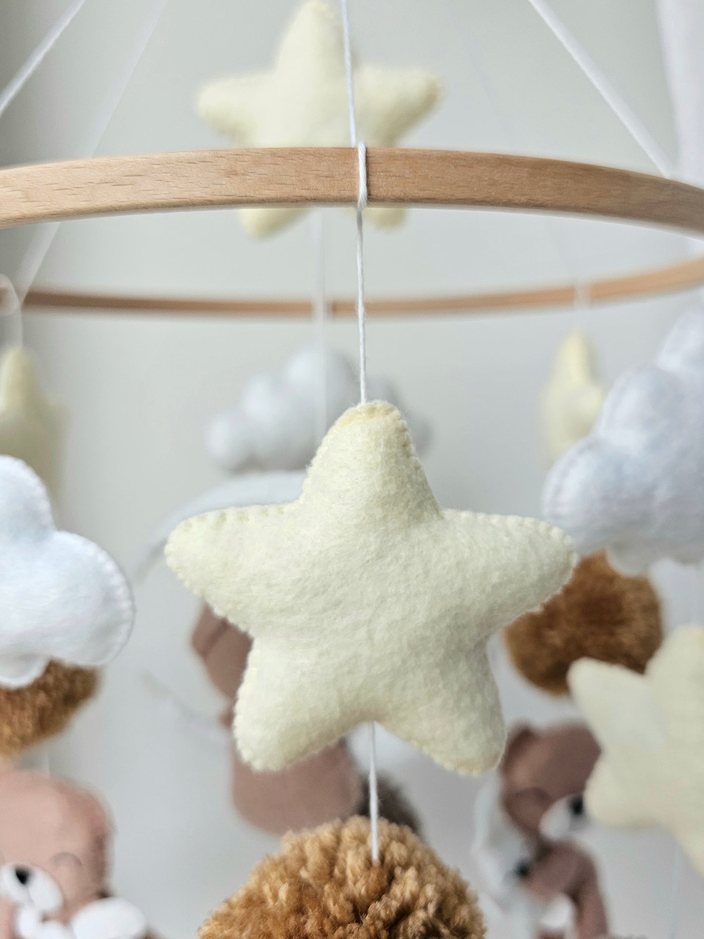 Baby Mobile Bären Traum beige