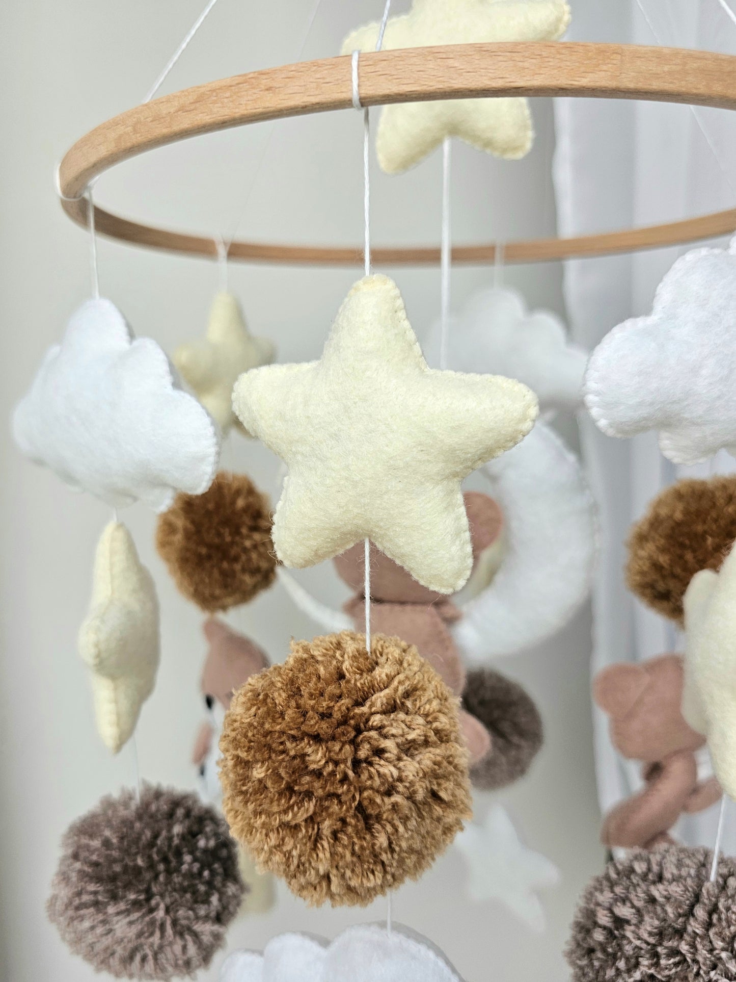 Baby Mobile Bären Traum beige