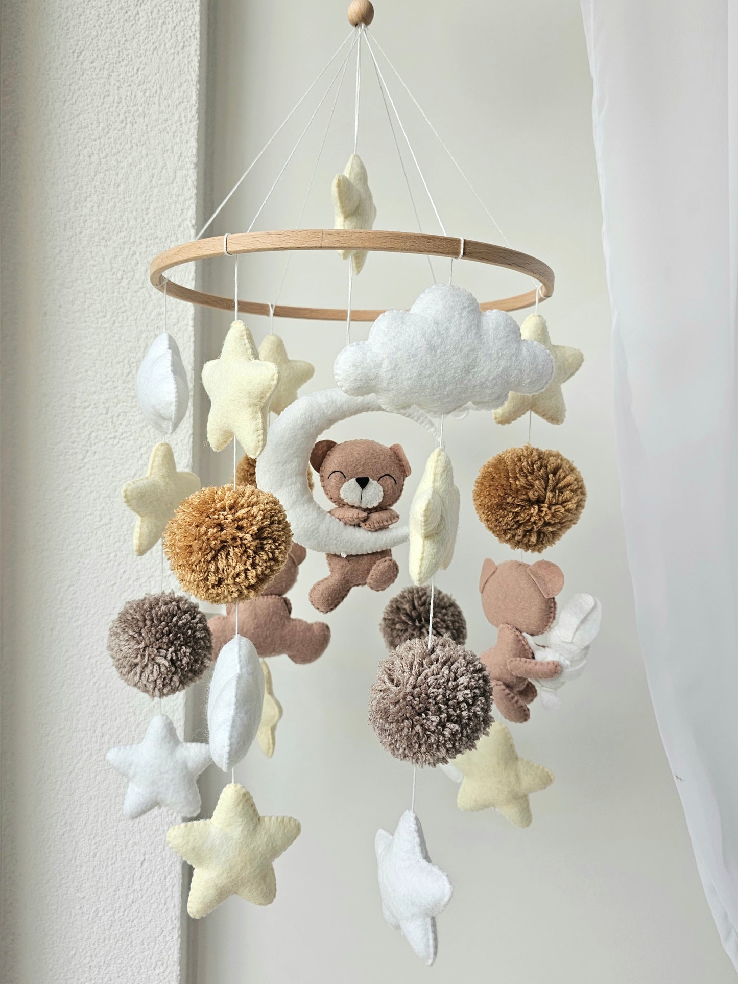 Baby Mobile Bären Traum beige