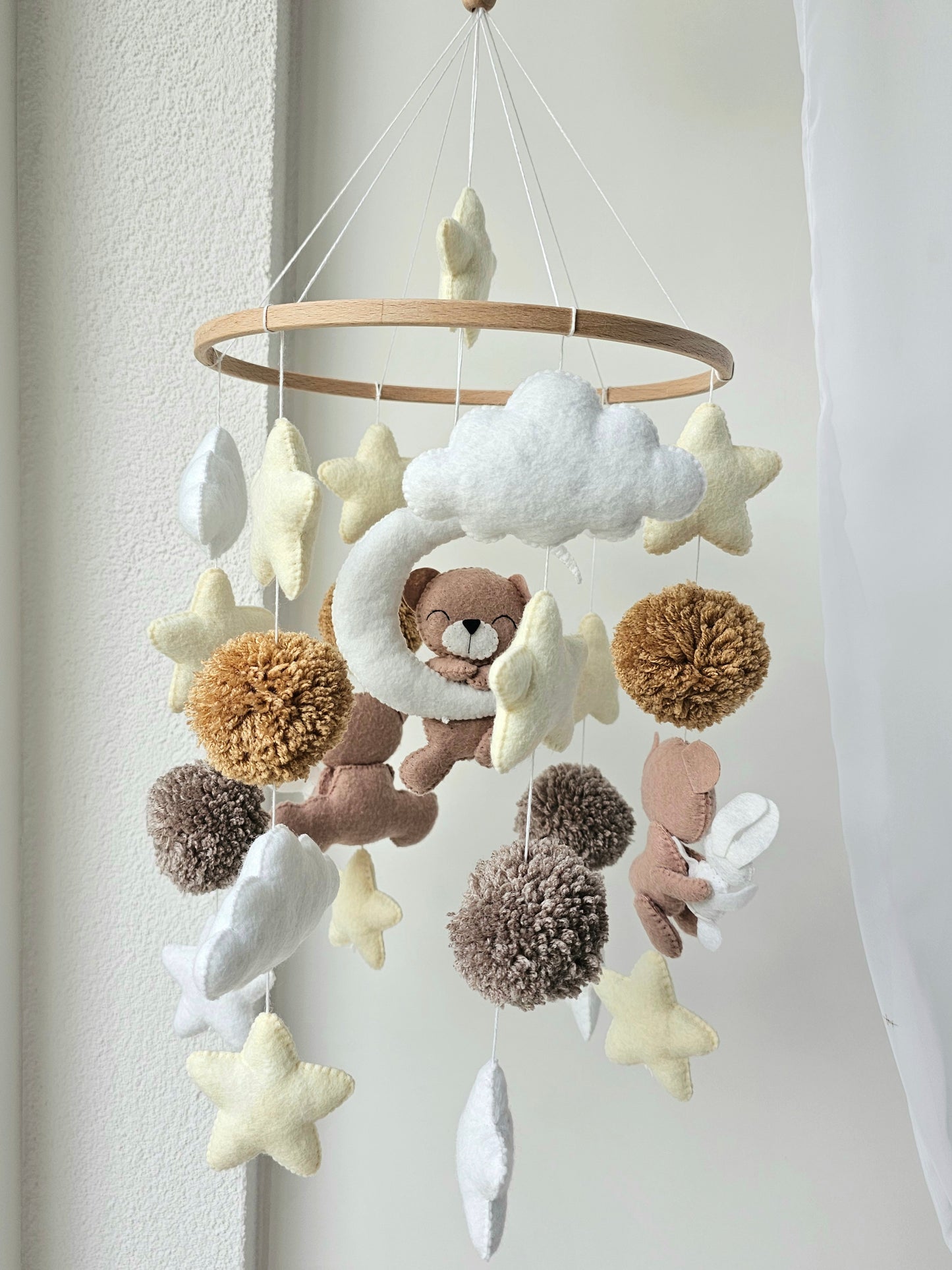 Baby Mobile Bären Traum beige