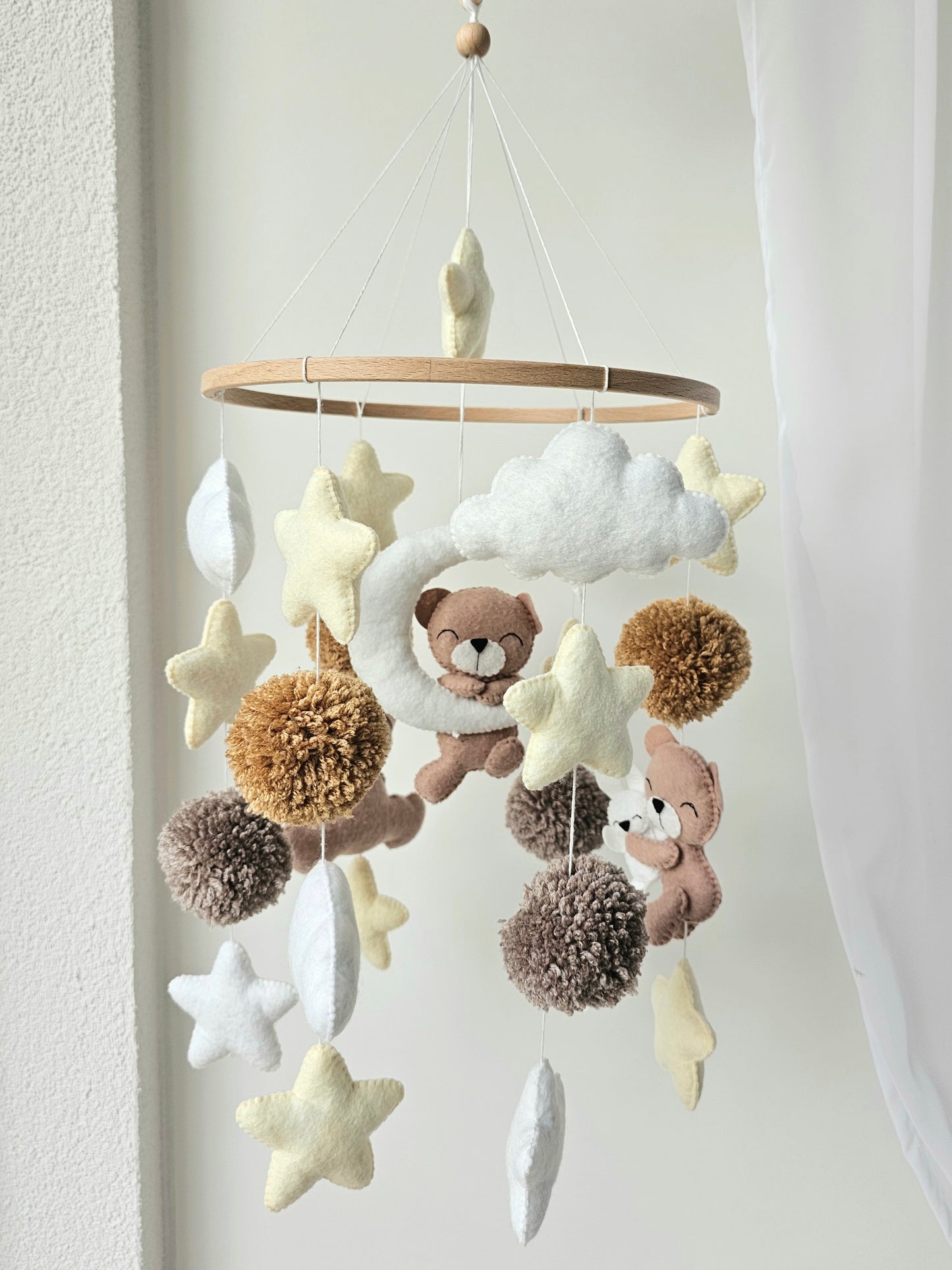 Baby Mobile Bären Traum beige