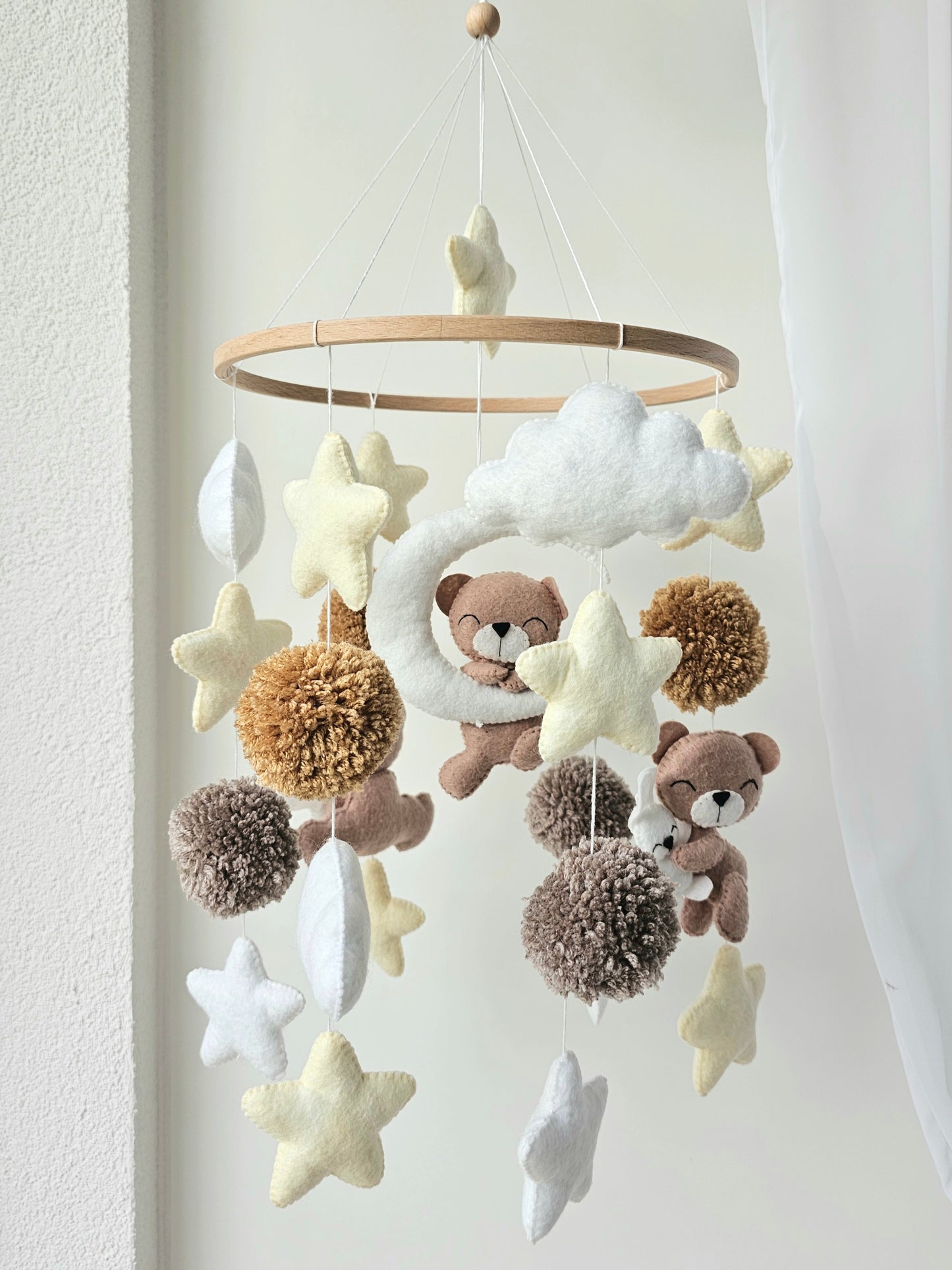 Baby Mobile Bären Traum beige