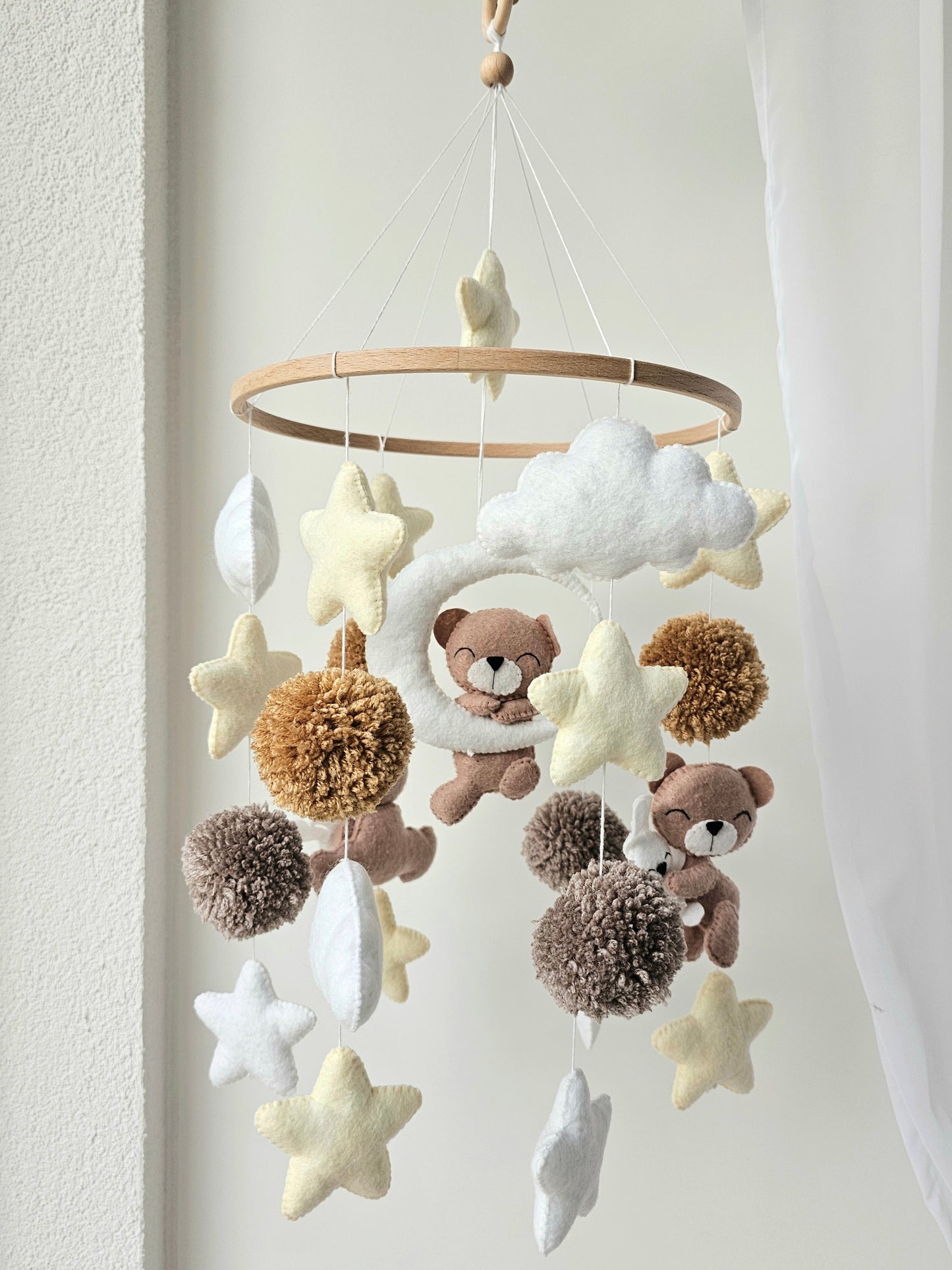 Baby Mobile Bären Traum beige