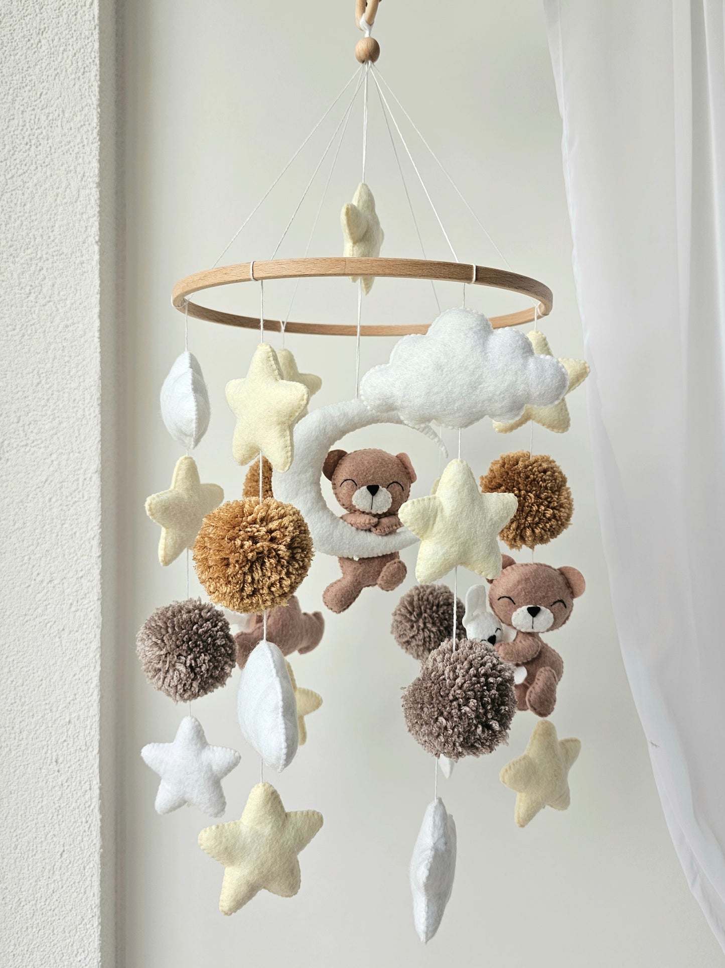 Baby Mobile Bären Traum beige