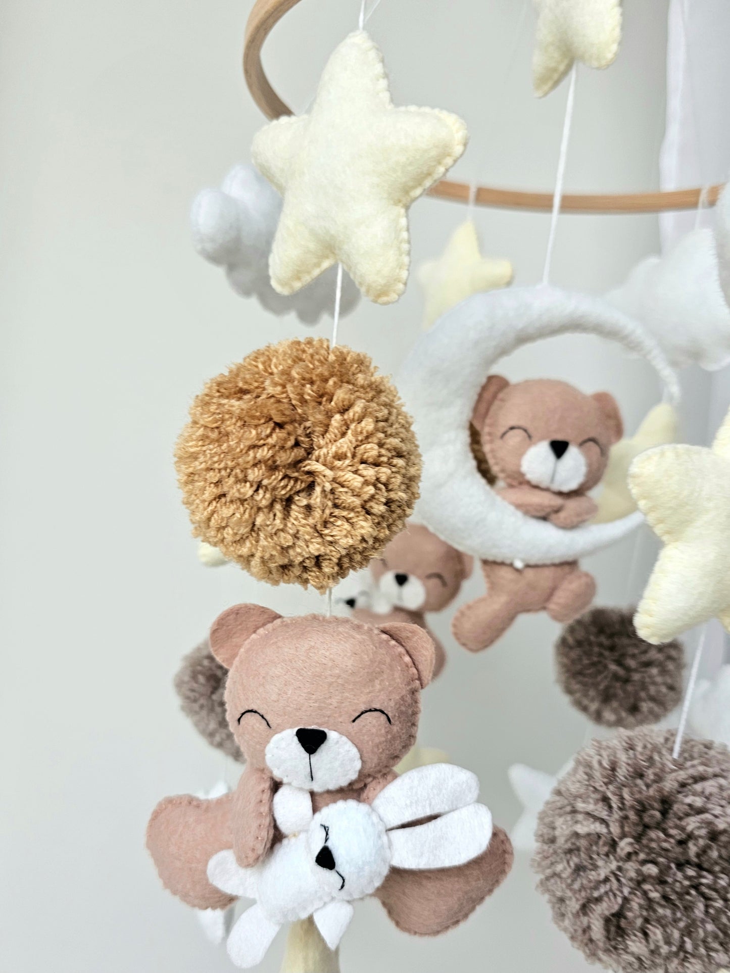Baby Mobile Bären Traum beige