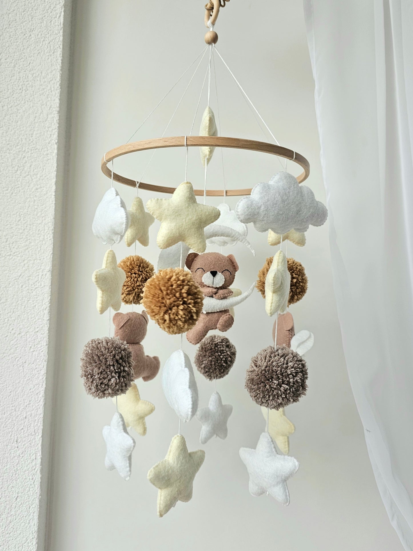 Baby Mobile Bären Traum beige
