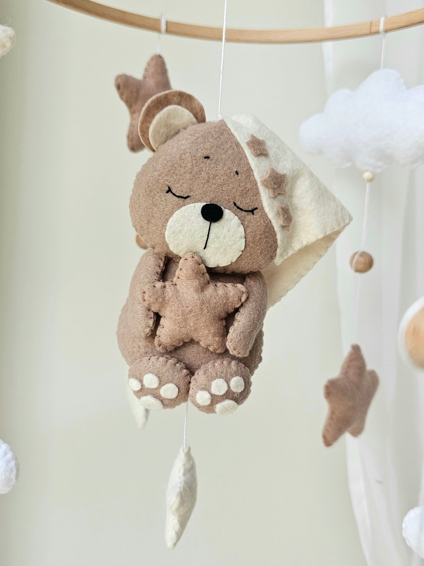 Baby Mobile Sternen Bärchen