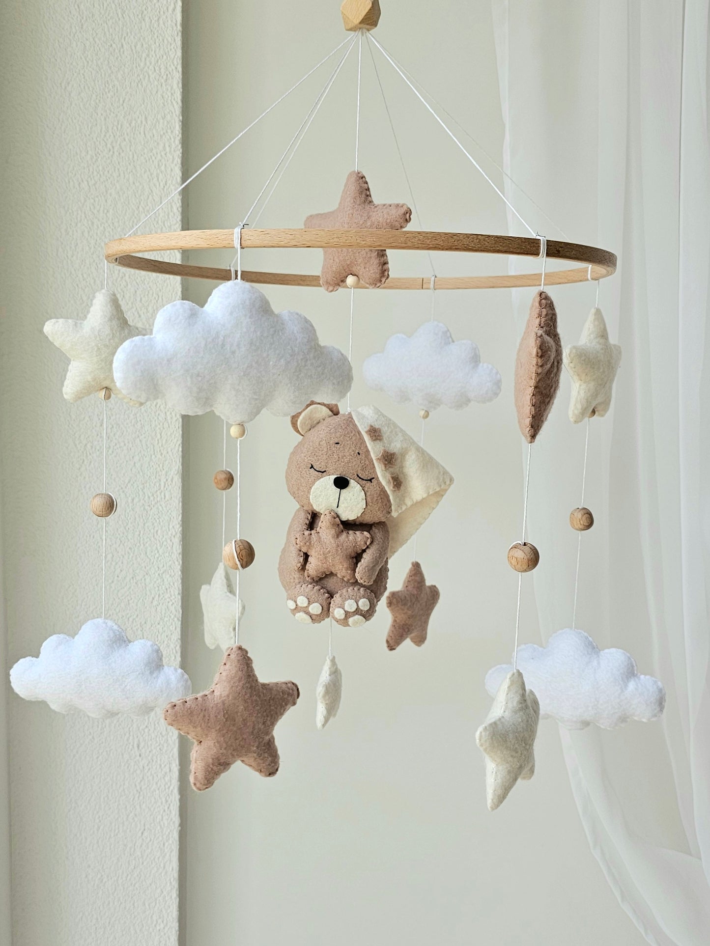 Baby Mobile Sternen Bärchen