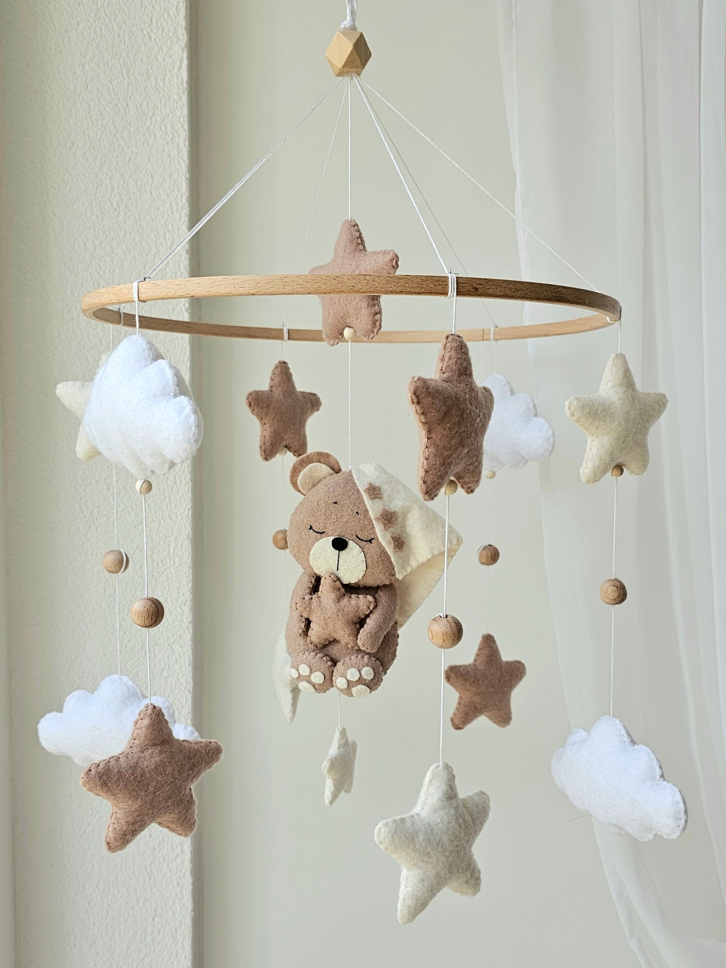 Baby Mobile Sternen Bärchen