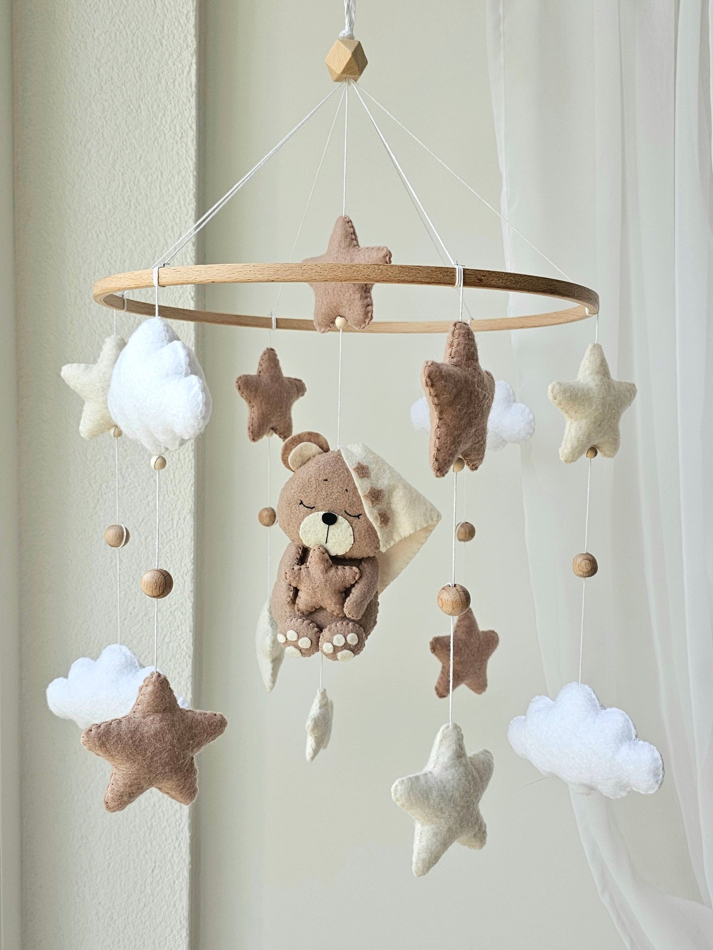 Baby Mobile Sternen Bärchen