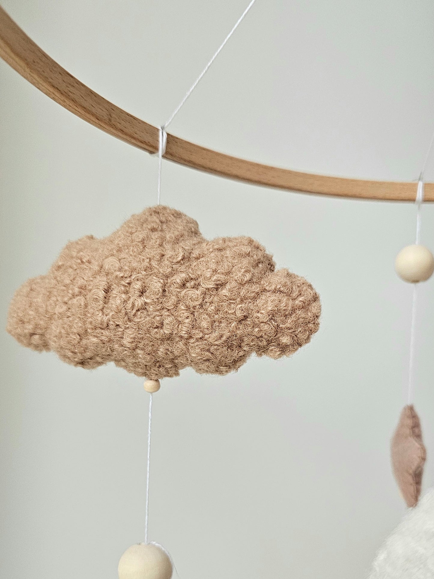 Baby Mobile Pouffy Bärchen beige