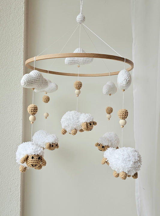 Baby Mobile tanzende Schäfchen