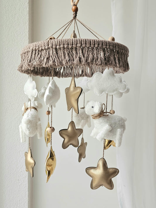 Baby Mobile Schäfchen