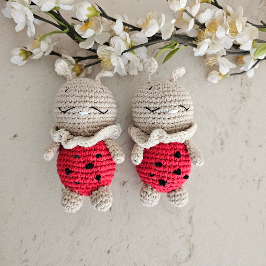 Crochet Mini Marienkäfer