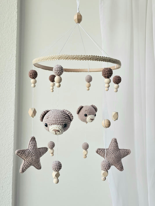 Baby Mobile Häkelliebe Bärchen