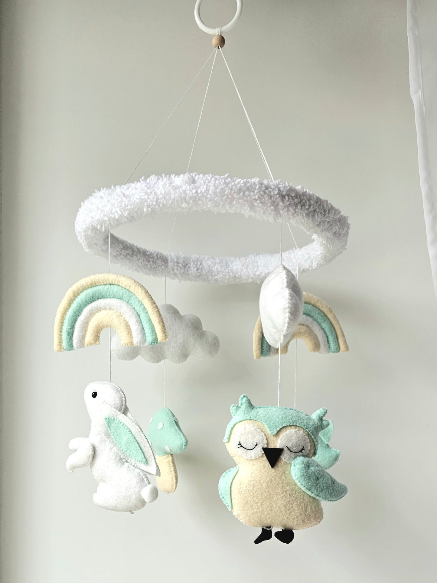 Baby Mobile Wald Freunde türkis
