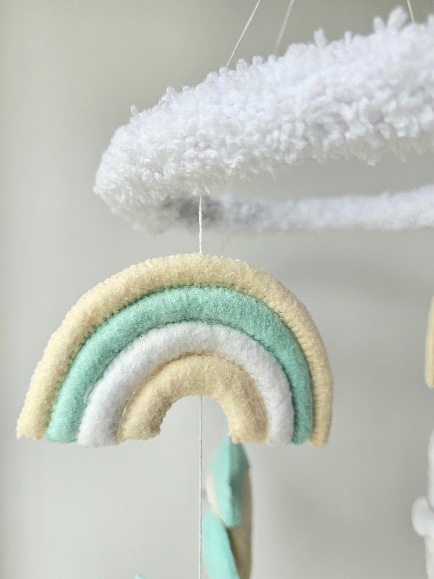 Baby Mobile Wald Freunde türkis