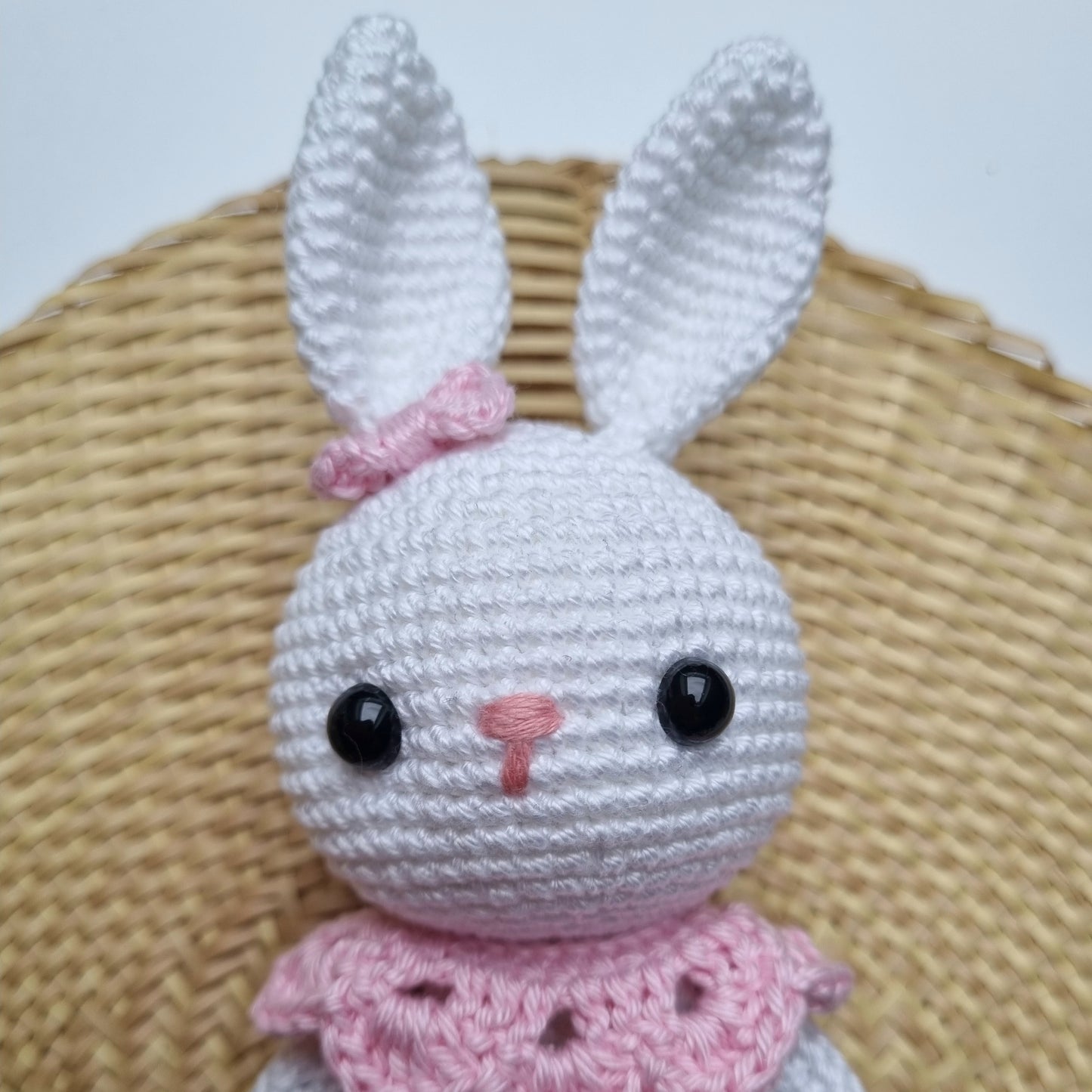 2er Set Crochet Liebe Hase