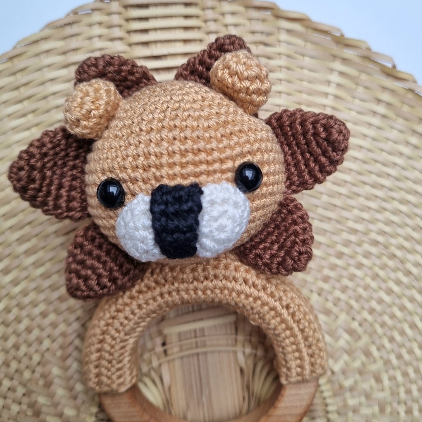 2er Set Crochet Liebe Löwe