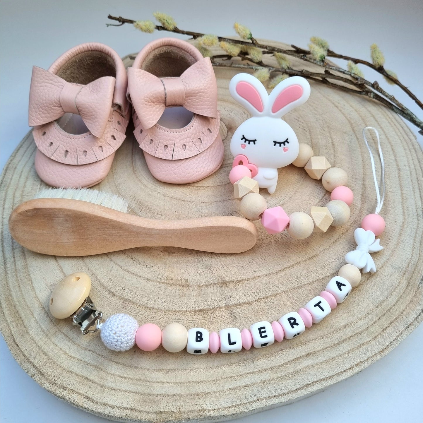 3er oder 4er Set Funny Bunny rosa