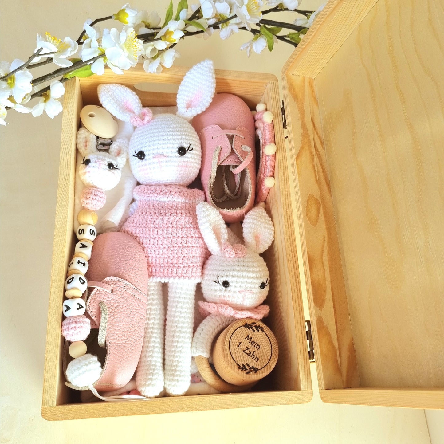 Ultra Set Häschen mit Erinnerungsbox personalisiert