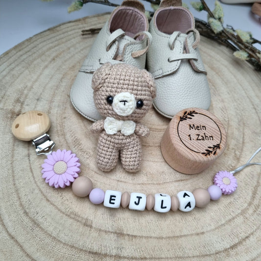 4er Set Bärchen lila