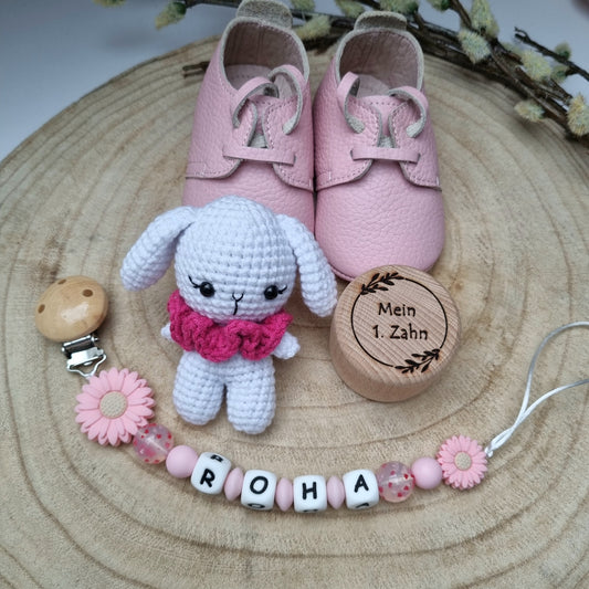 4er Set Häschen rosa