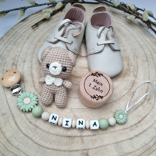 4er Set Bärchen grün