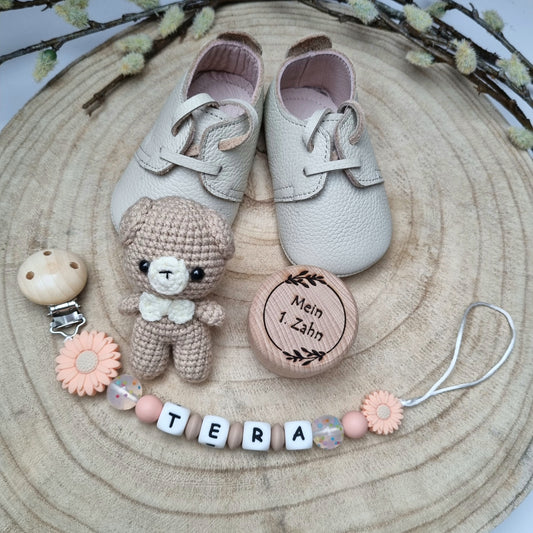 4er Set Bärchen peach