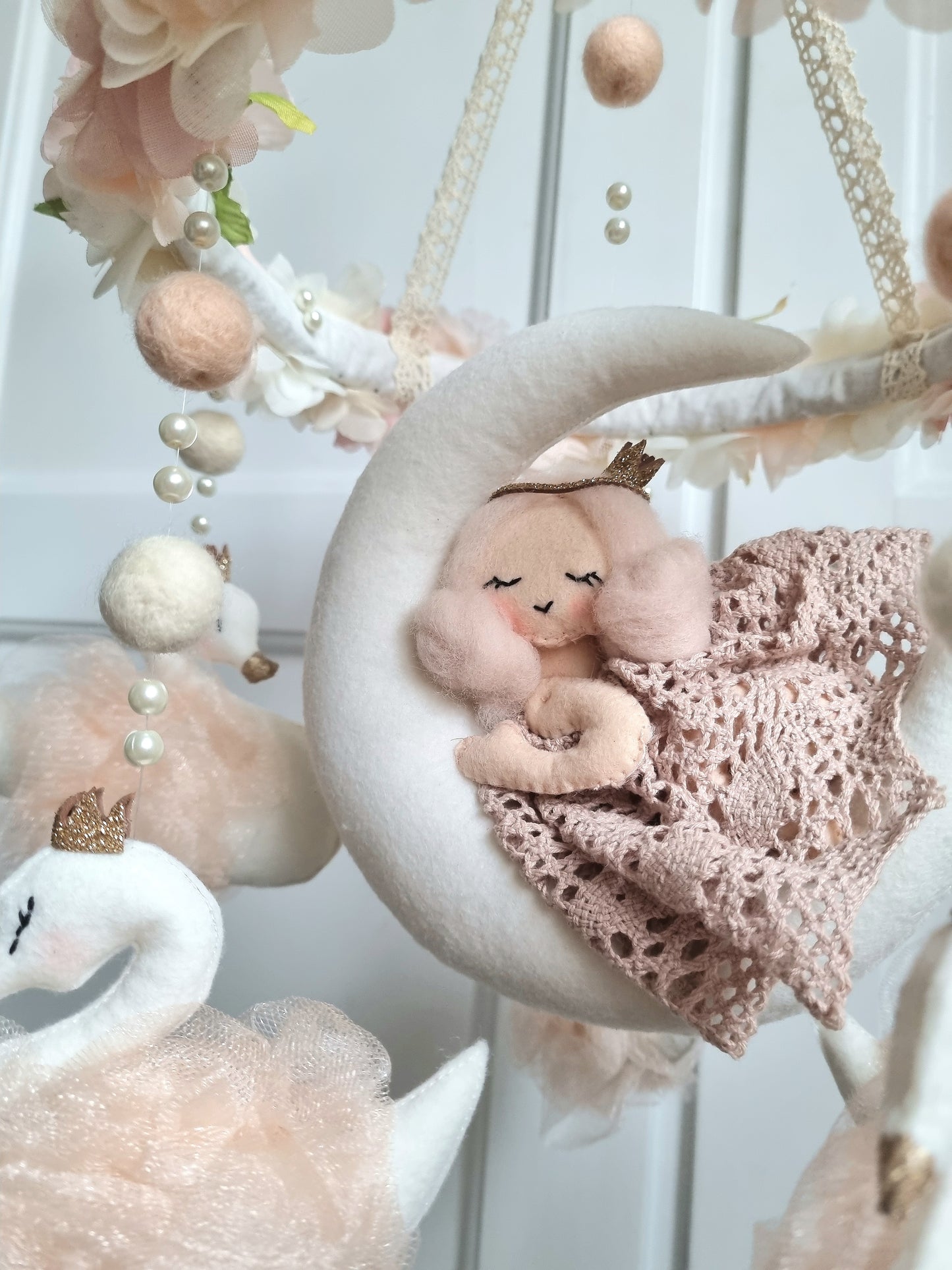 Baby Mobile Flower Püppchen