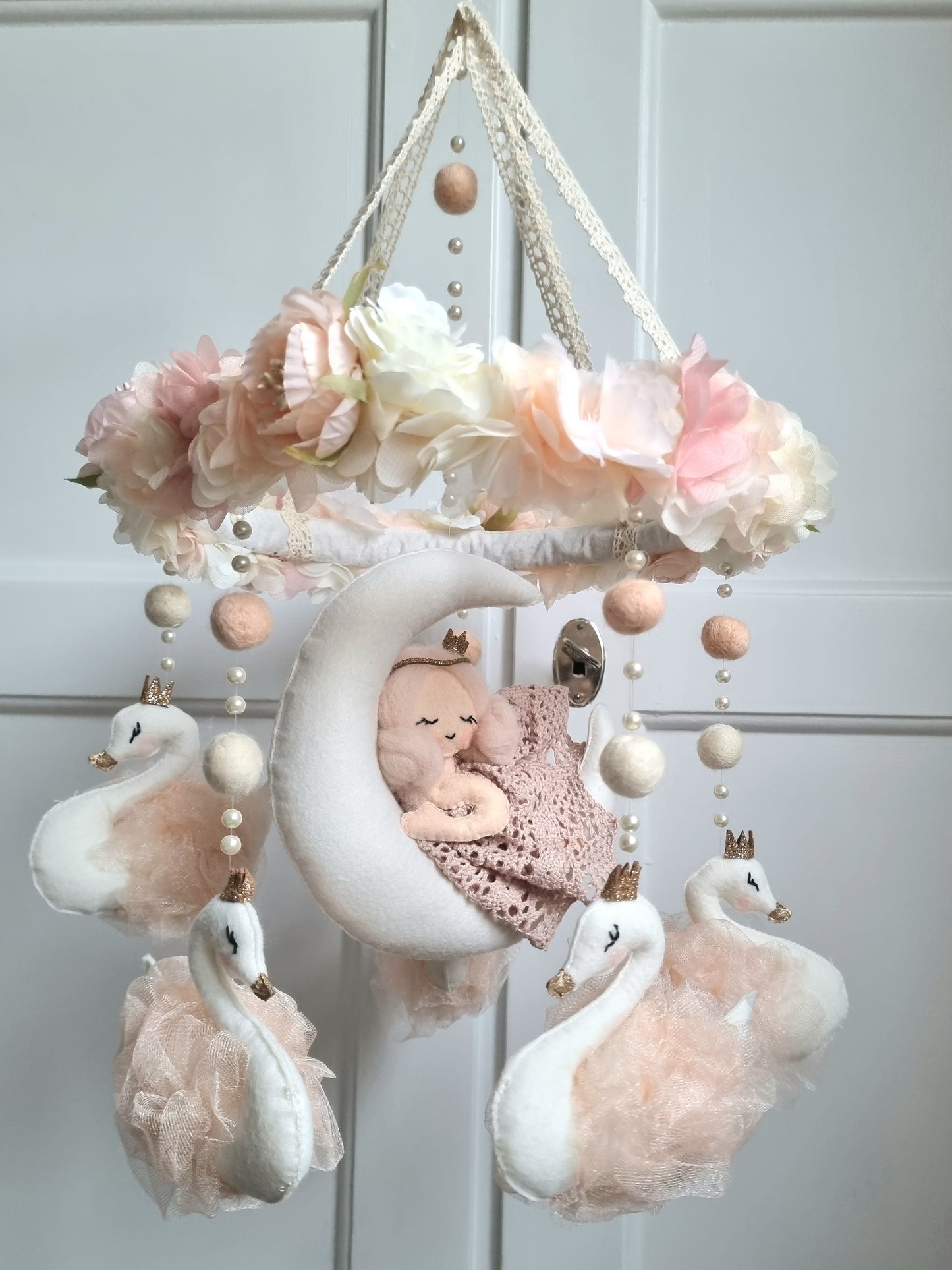 Baby Mobile Flower Püppchen