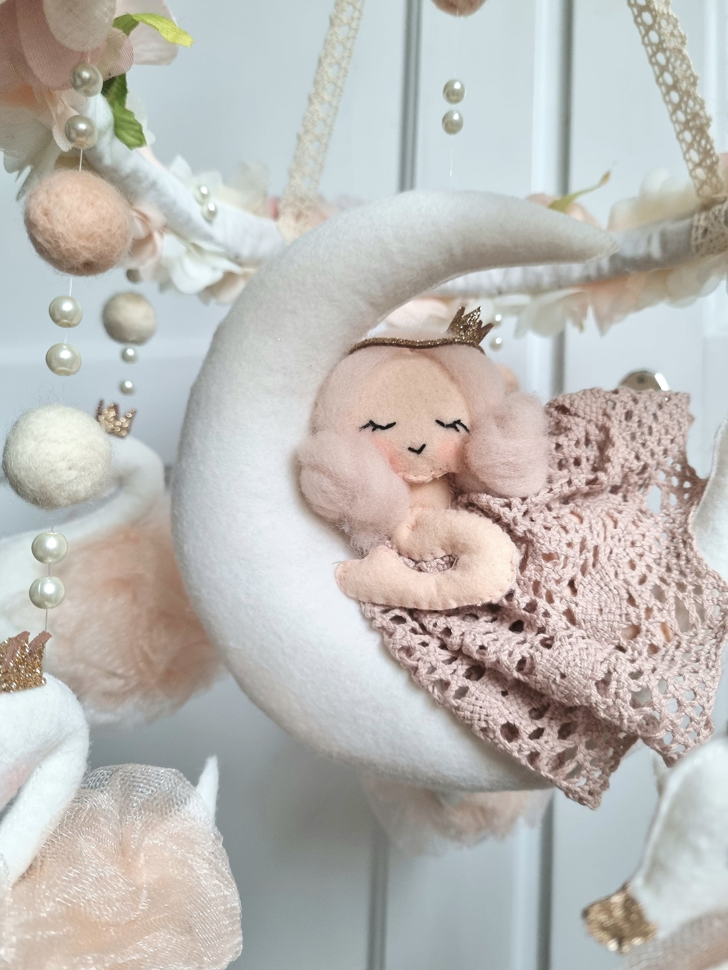 Baby Mobile Flower Püppchen