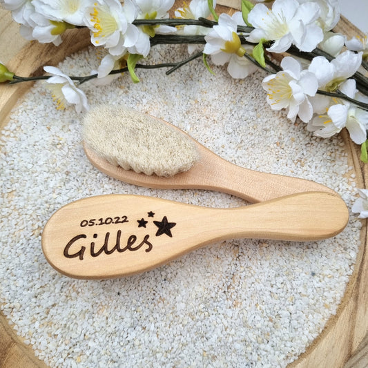 Baby Haarbürste Sternenzauber personalisiert