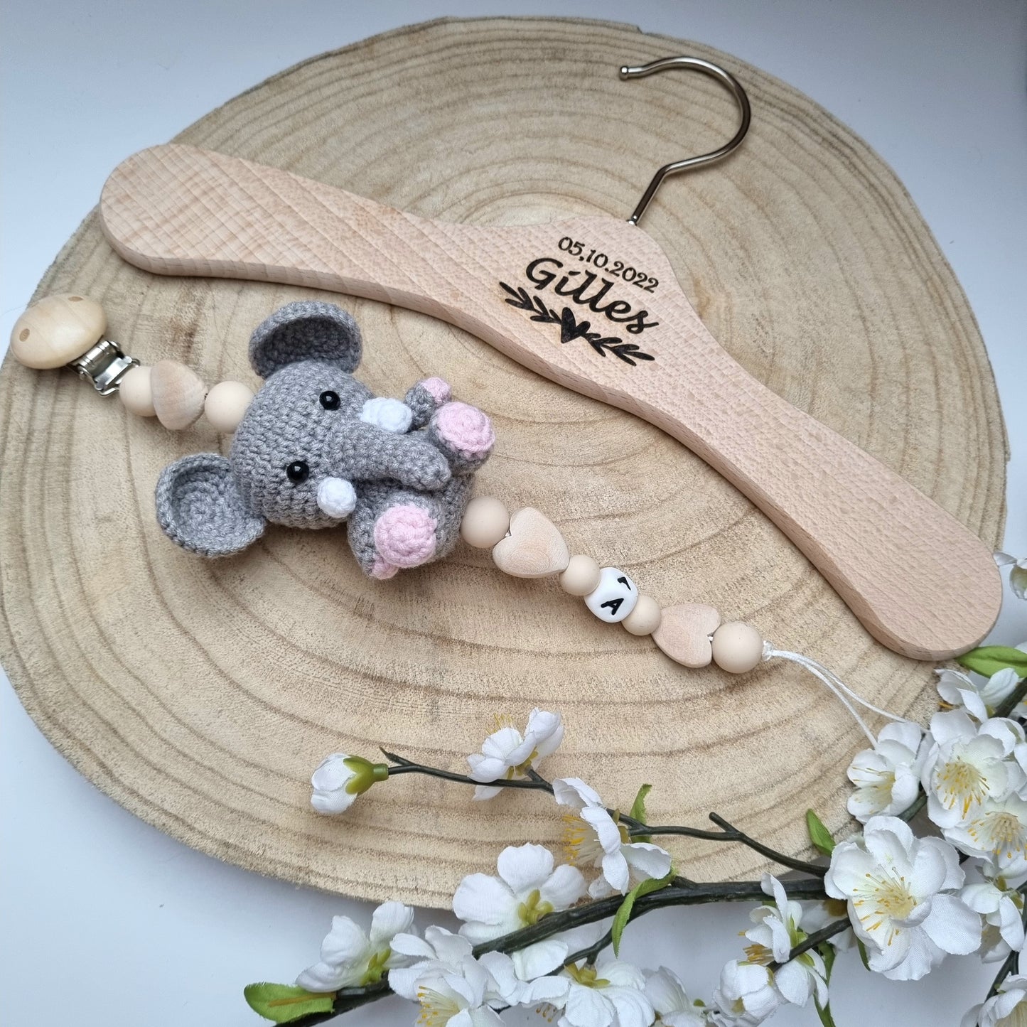 2er Set Holztraum personalisiert