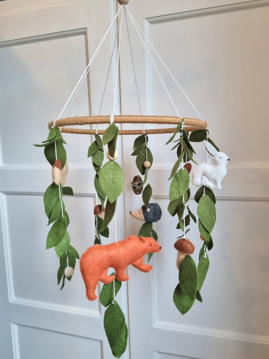 Baby Mobile Waldtiere
