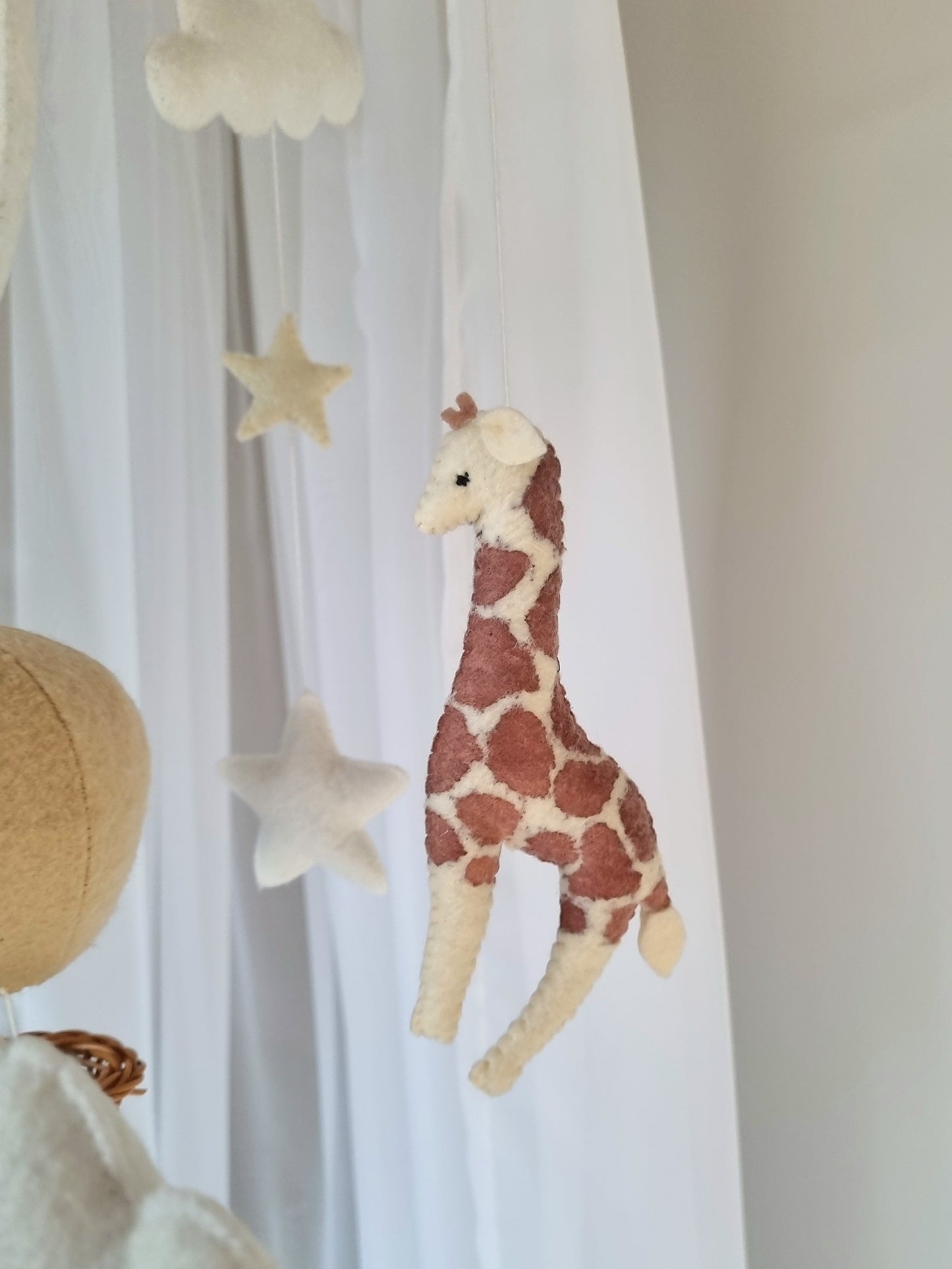 Baby Mobile Ballon Traum beige