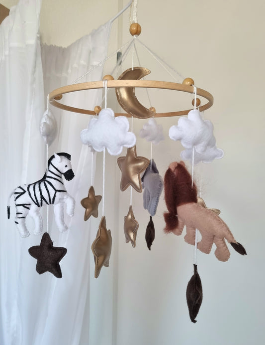 Baby Mobile Safari Nature Tiere