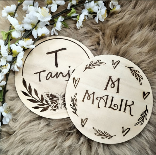 Namensschild Mini mit Personalisierung