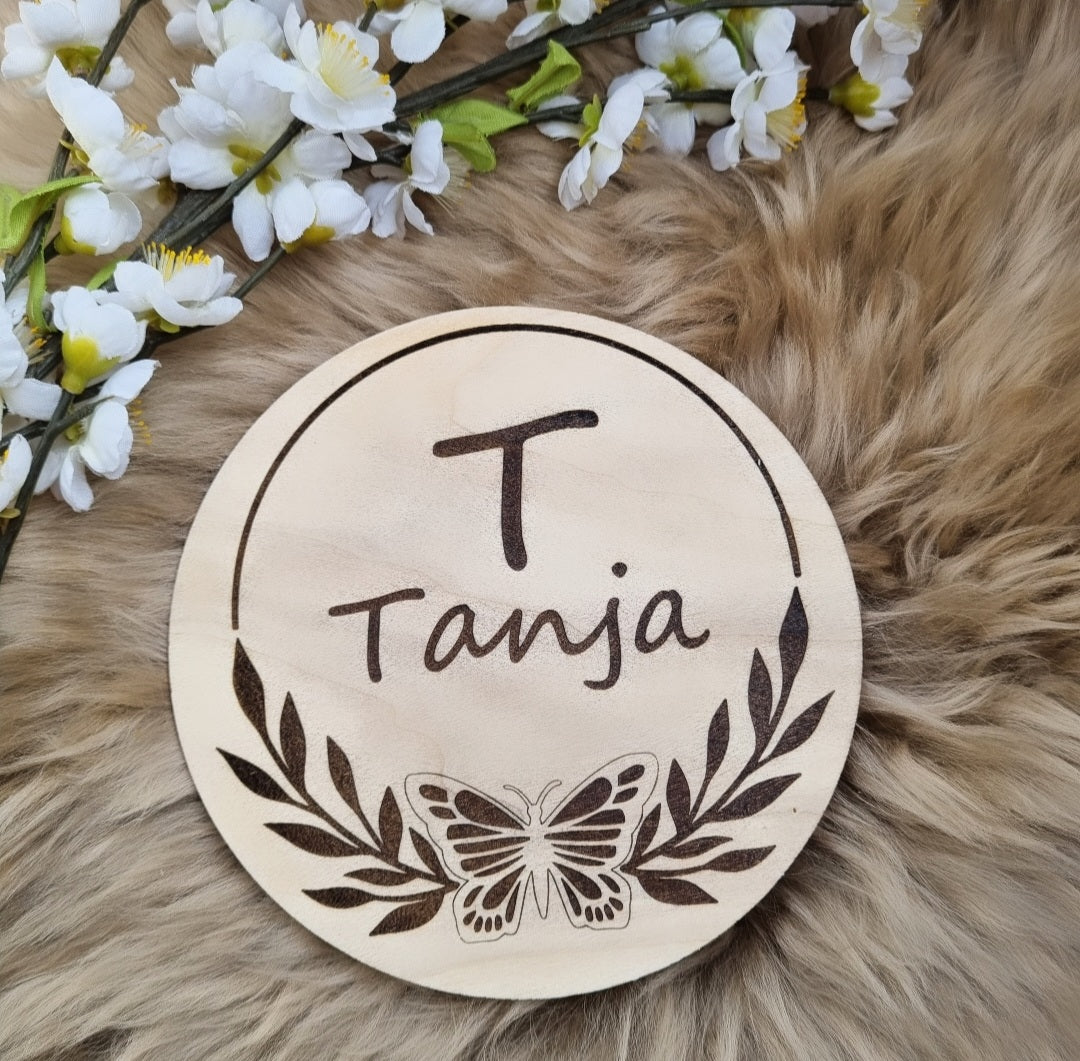 Namensschild Mini mit Personalisierung